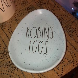 Rae Dunn ROBIN’S EGGS Appetizer Plate Speckled